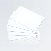 White PVC RFID Cards no numbers