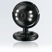 Webcam with Adjustable Lights and Focus